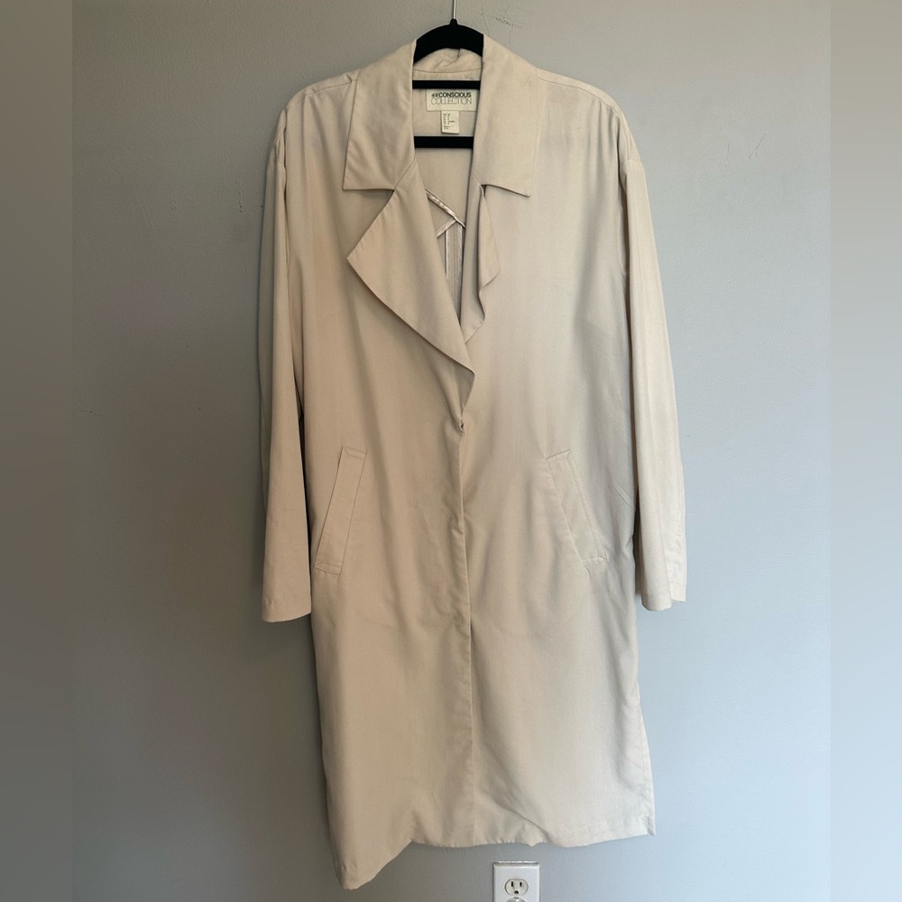SOLD!!! H&M Conscious Collection duster/trenchcoat